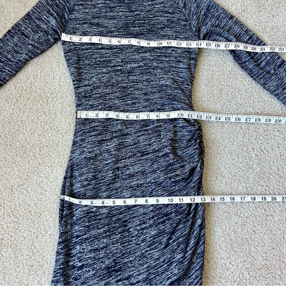 PHILOSOPHY REPUBLIC Clothing Heathered Ruched Body Hugging Dress—SZ. XS - Picture 12 of 15